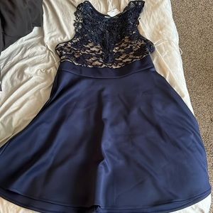 Navy blue dress